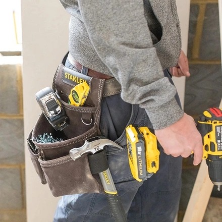 Bolsa Para Ferramentas / Pregos 2 Bolsos Stanley STST1-80116