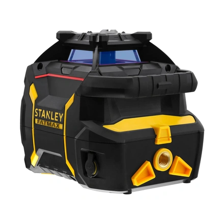 Nível laser VERMELHO rotativo com bateria de lítio recarregável. Alcance 60m (600m com detetor) FATMAX STANLEY FMHT77447-1