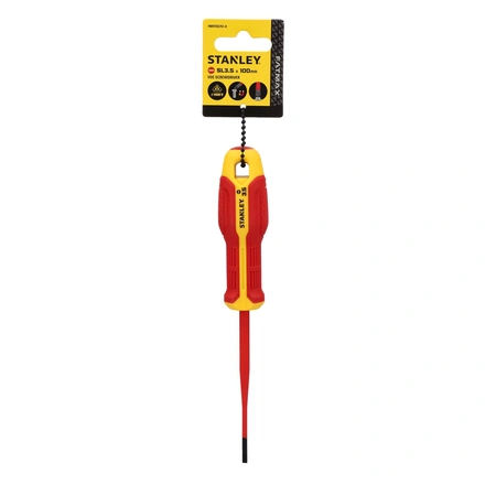 Chave de Fenda STANLEY Plano Isolado 1000v 3,5mmx75mm FMHT65751-0