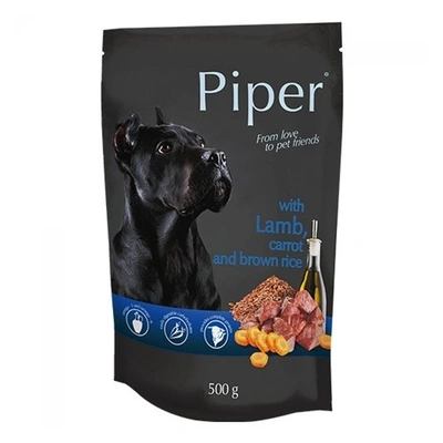 Piper Com Borrego, Cenoura E Arroz Integral