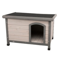 Casota Madeira "Classic" para Cães - Cinza