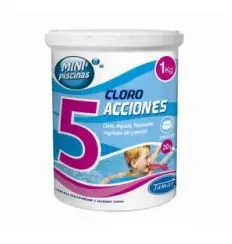 Cloro 5 Ações Pastilhas de 20g - 1kg