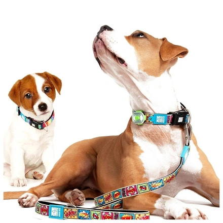 Max & Molly - Coleira Com Id Tag "Comic"