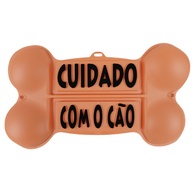 Placa - Cuidado com o cão