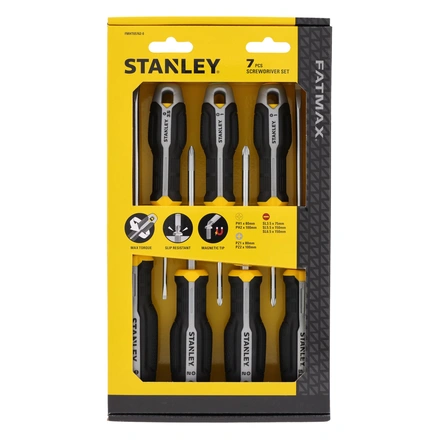 Conjunto Chaves de Fenda STANLEY Plano/phillips/pozidriv -7 Peças FMHT65762-0