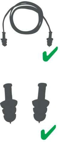 Tampões Reutilizáveis Com Caixa Com/Sem Cordão