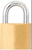 Cadeado Argola Normal Latão