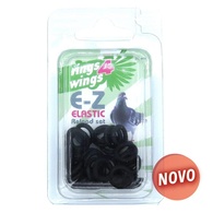 Anilhas Elásticas - 50 Unidades - Preto