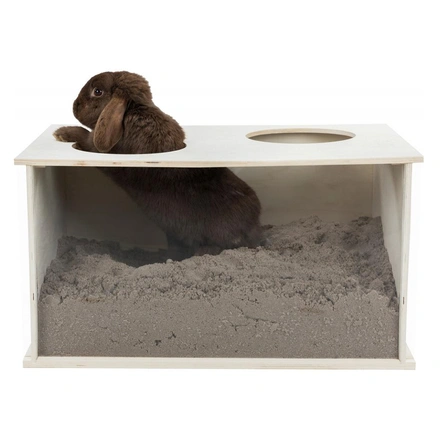 Caixa Em Madeira Para Escavar Para Coelhos