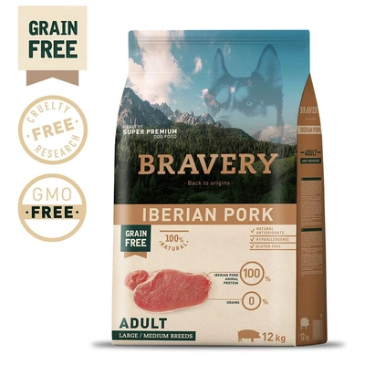 Bravery - Iberian Pork Adult Medium/Large Breeds (Grain Free)