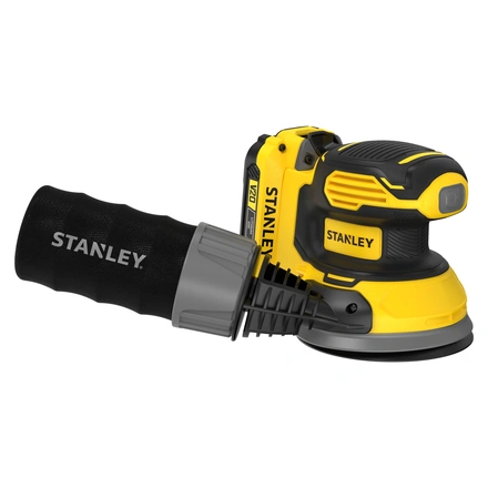 Lixadora Rotorbital 18v c/ 1 Bateria 2ah, Carregador 2a e Saco de Transporte STANLEY SFMCW220D1S-QW