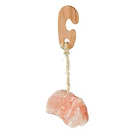 Pedra De Sais Minerais Dos Himalaias Com Suporte