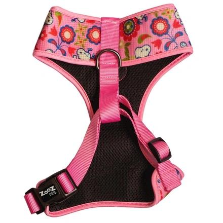 Snoopy - Colete Peitoral "Mesh" (Rosa/Flores)