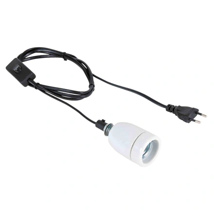Suporte Cerâmico Com Cabo E Interruptor