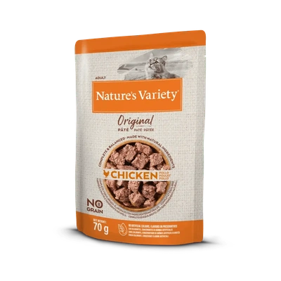 Nature's Variety Cat Wet Original No Grain Frango 12x70g