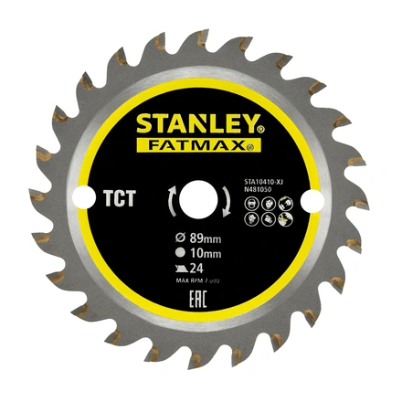 Disco de Serra TCT 89mm 24 Dentes Stanley STA10410-XJ