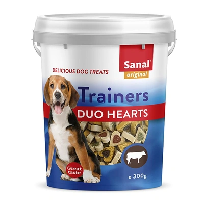 Sanal Dog - Dog Trainers Mini Hearts - 300g