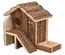 Casa "Henna" Em Madeira Natural Para Hamsters