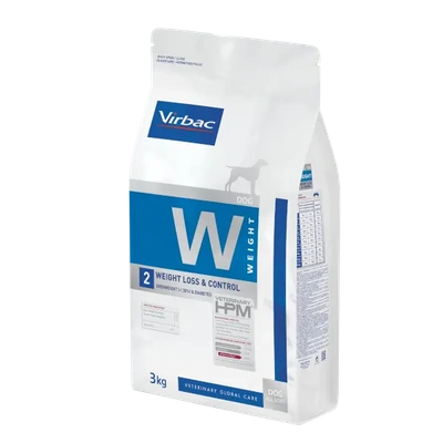 Virbac HPM Veterinary W2 Dog Weight Loss & Control