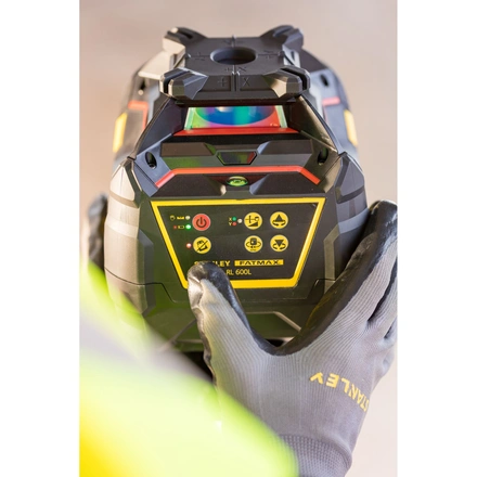 Nível laser VERMELHO rotativo com bateria de lítio recarregável. Alcance 60m (400m com detetor) FATMAX STANLEY FMHT77449-1