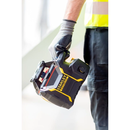 Nível laser VERMELHO rotativo com bateria de lítio recarregável. Alcance 60m (600m com detetor) FATMAX STANLEY FMHT77447-1