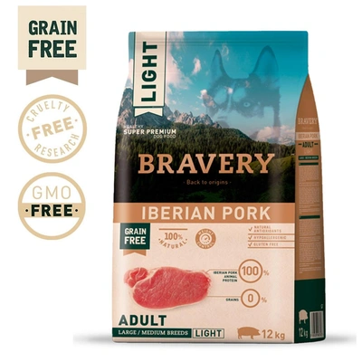 Bravery - Iberian Pork Adult Medium/Large Breeds (Light) (Grain Free)