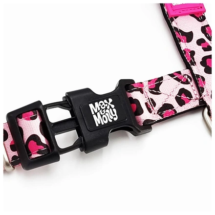 Max & Molly - Peitoral "Leopard Pink"