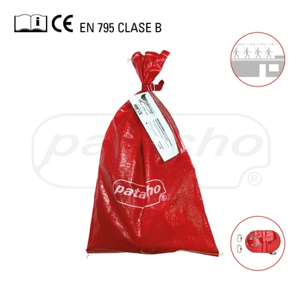 Linha De Vida 30m em Saco De Rafia + 2 Mosquetoes