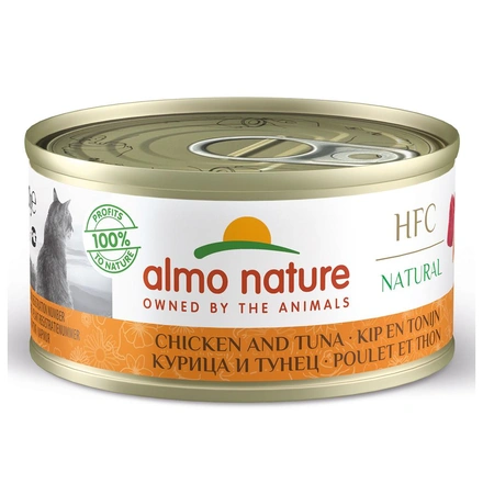"Almo Nature" Hfc Cat Natural - Frango E Atum